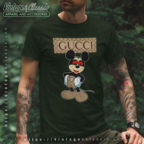 mickey mouse gucci t shirt|Mickey Mouse wearing Gucci.